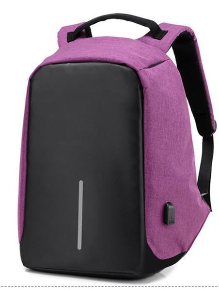 Anti Theft Laptop Backpack - 15in with USB CHARGE PORT