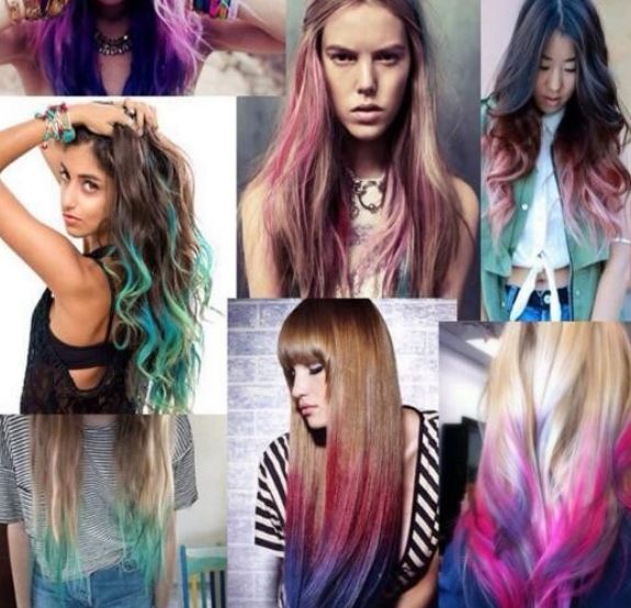 Fashion Spray Colored temporary hair chalk powder hair dye