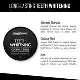 Coconut Shell Activated Charcoal Instant Teeth Whitening Powder (50GM)