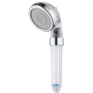 High Pressure Shower Head Bathroom Water Saving 3 Filter Ionic Filtration Heads