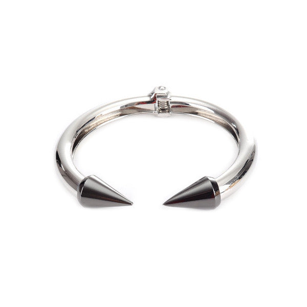 Silver Love Arrow Bangle