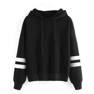 Womens Long Sleeve Hoodie Sweatshirt Jumper Hooded Pullover Tops Blouse