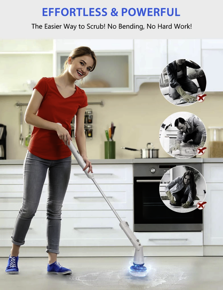 ELECTRIC BRUSH - CLEANER, SPINNER & SCRUBBER